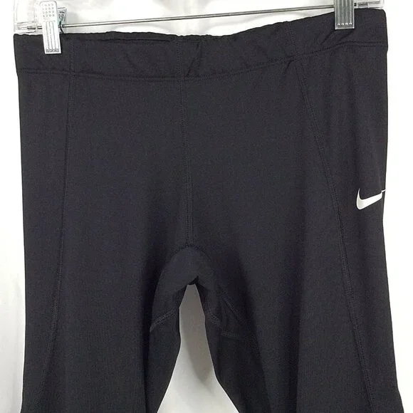Nike Pro Combat Dri-Fit Full Length Compression Pants Women's Size Medium Black - Picture 3 of 9
